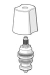 Keramisk overdel | 201351A | Krom