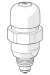 Push-button valve | 201500B | Chrome