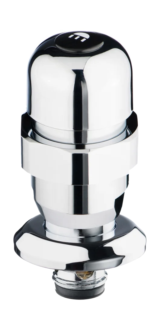 Push-button valve | 201551 | Chrome