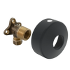 Angle coupling with stop valve, G3/4(1/2)-D12 | 204021Z-33 | Matt black