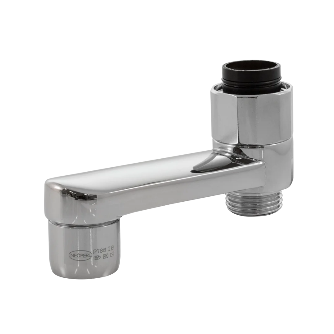 Swivel spout with ejector, L=75 | 211508 | Chrome