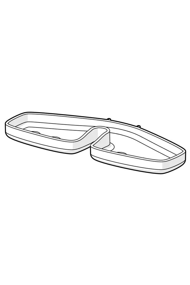 Soap tray | 253002 | Transparent