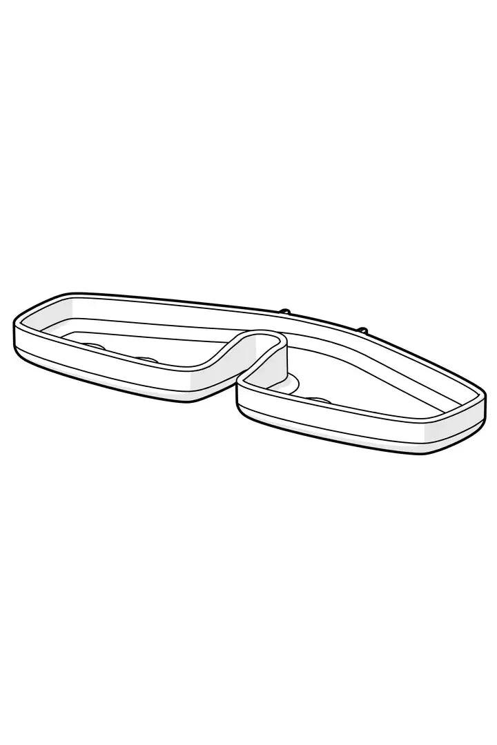 Soap tray | 253002 | Transparent