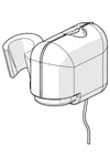Slide for shower rail | 259880 | Chrome