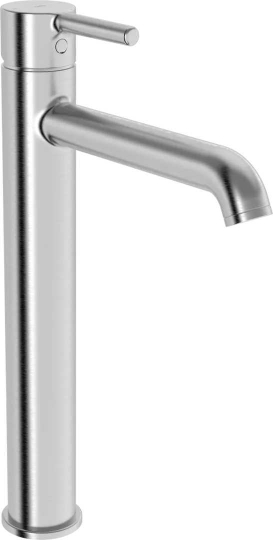 High washbasin faucet | 2601FH-80 | Brushed steel