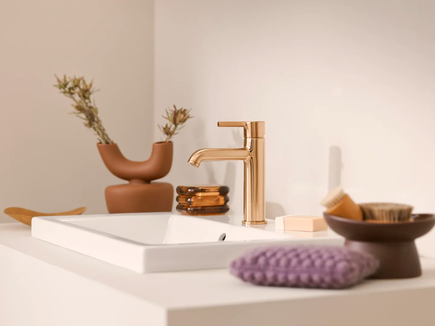 Servantkran | 2605FH-81 | Børstet bronse