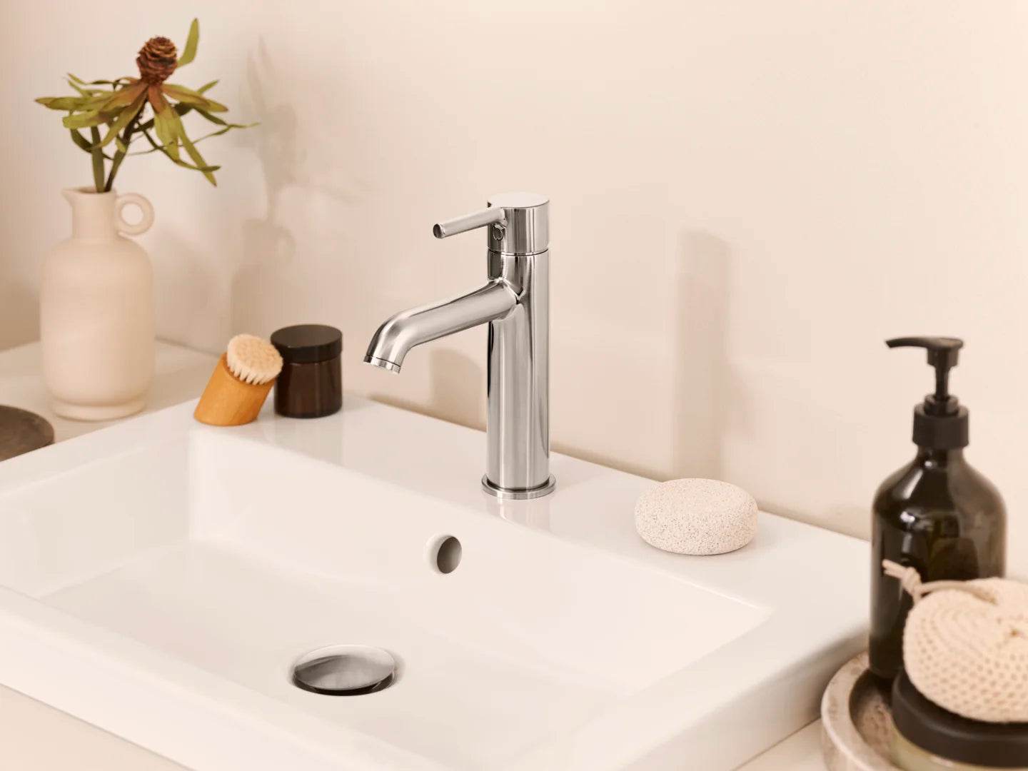 Washbasin faucet | 2606FH-80 | Brushed steel