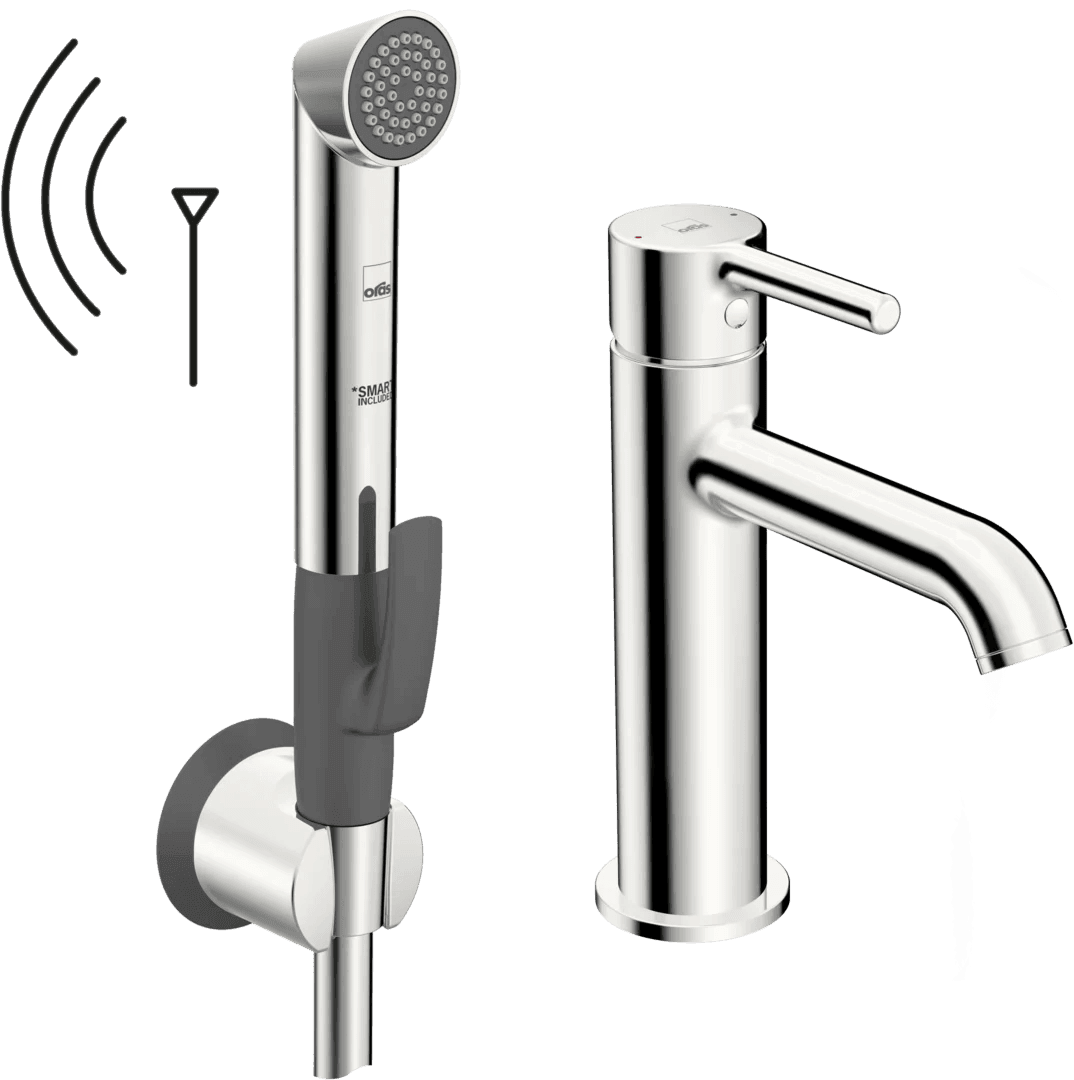 Washbasin faucet, 3 V | 2613FH | Chrome