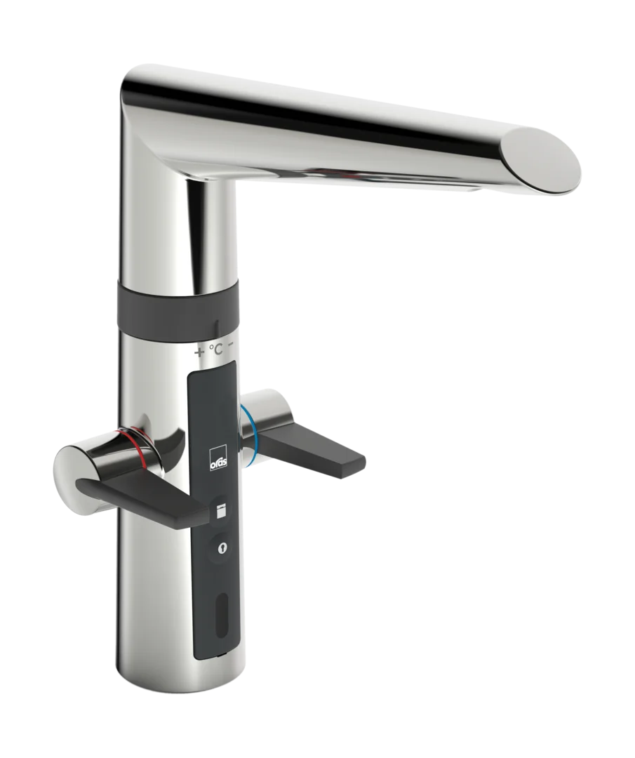 Kitchen faucet with dishwasher valve, 3 V | 2725F | Chrome