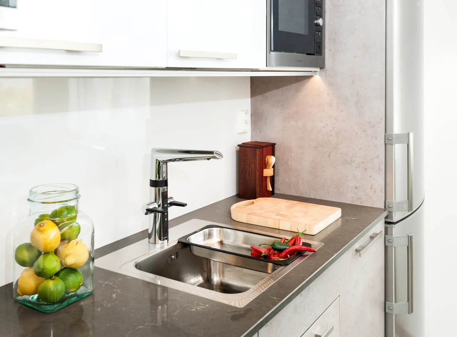 Kitchen faucet with dishwasher valve, 230/5 V | 2727F | Chrome