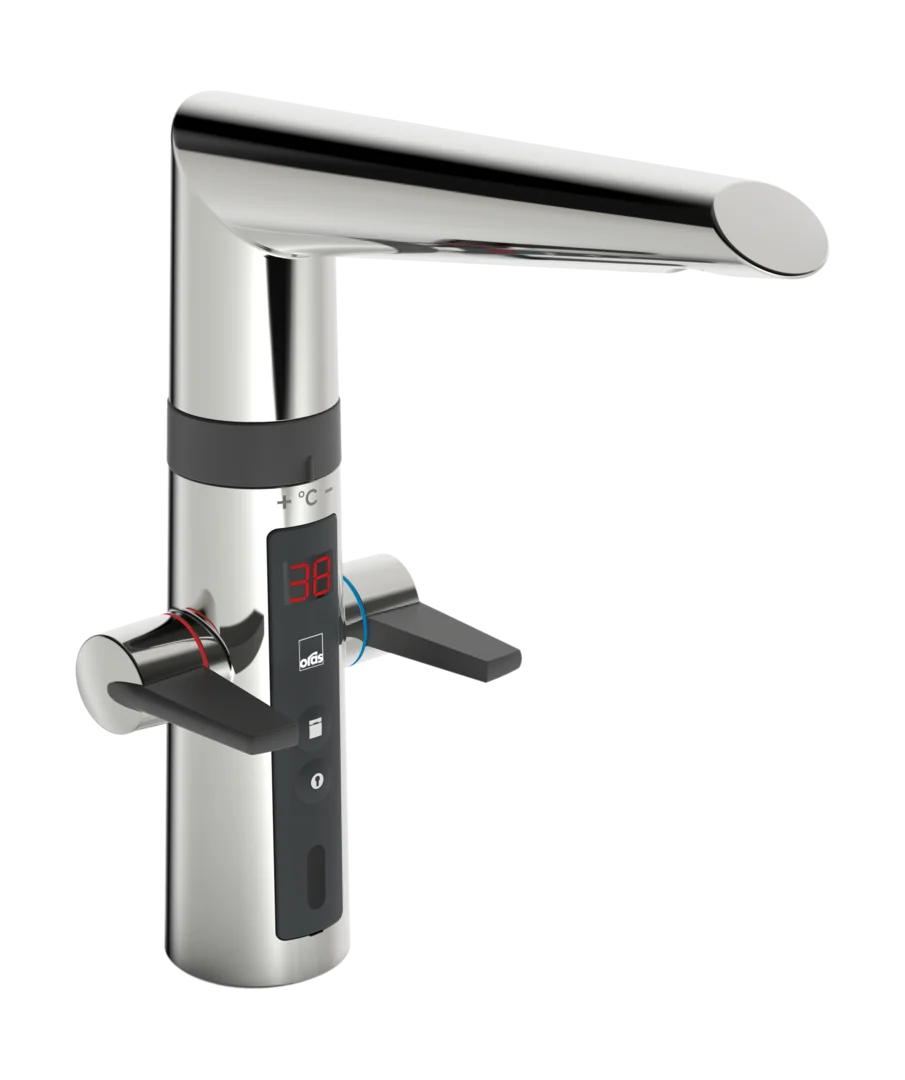 Kitchen faucet with dishwasher valve, 230/5 V | 2727F | Chrome