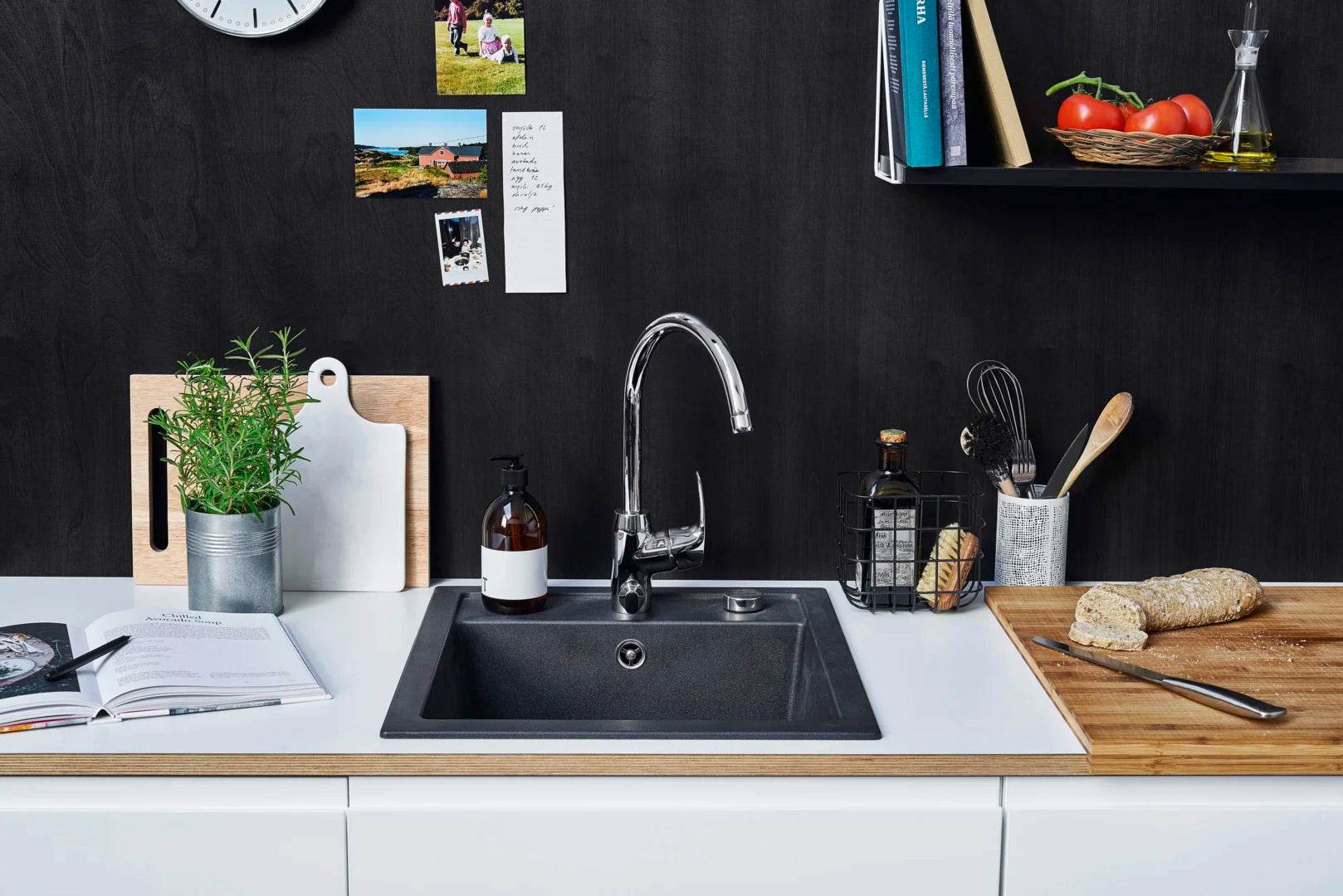 Kitchen faucet with dishwasher valve, 230/5 V | 2729F | Chrome