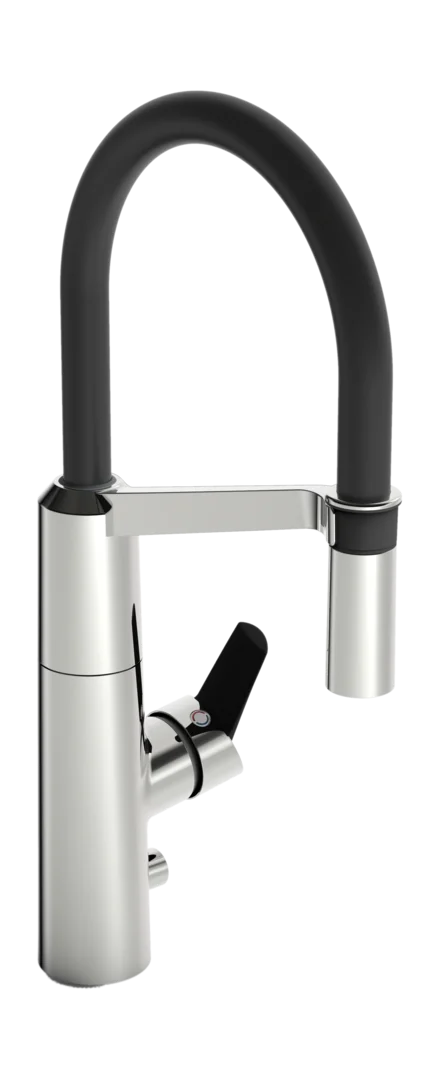 Kitchen faucet with dishwasher valve, 6 V | 2739F | Chrome