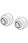 Cover flange pair | 290014 | Chrome