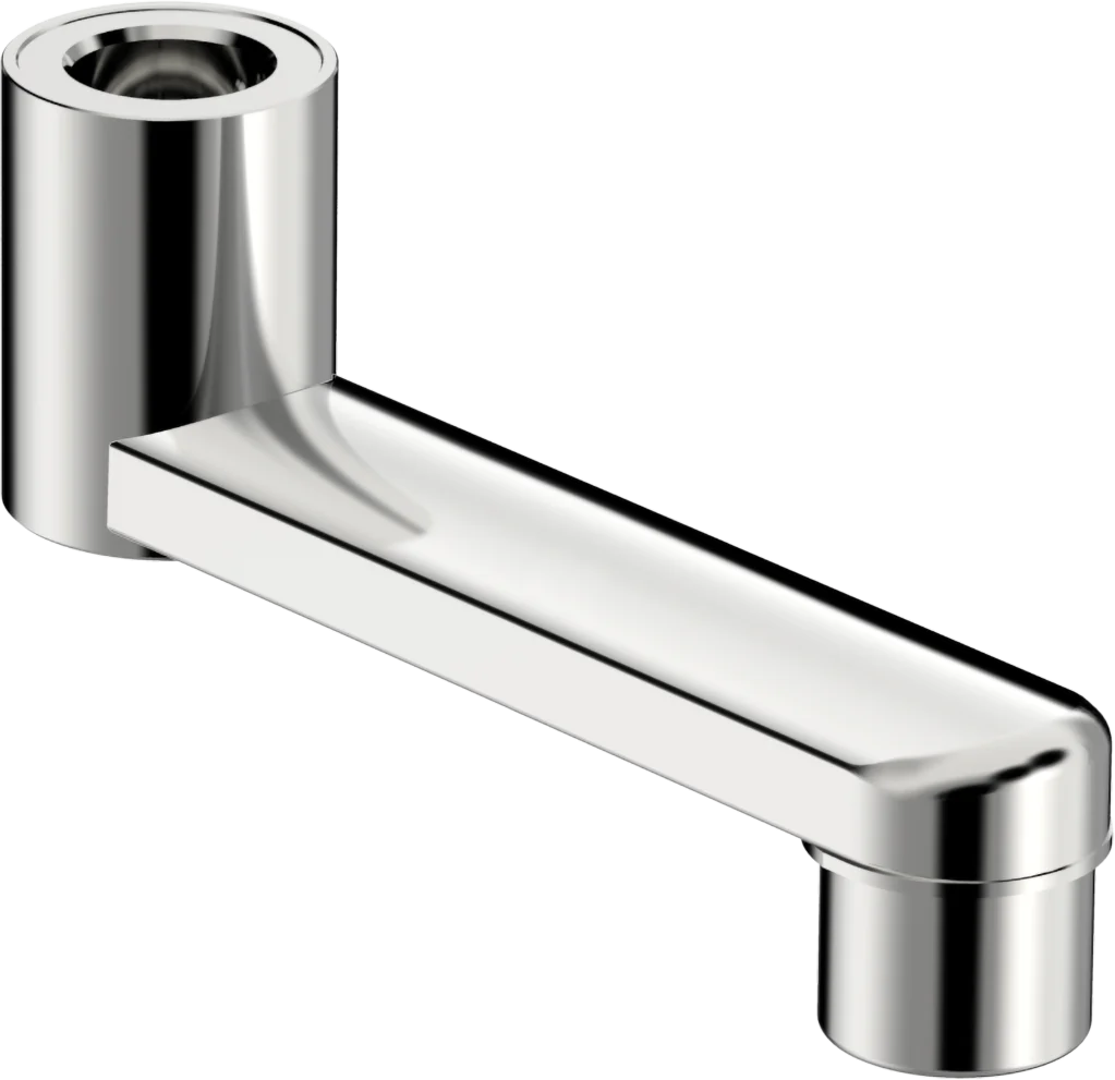 Tut komplett, L=100 | 290016 | Krom