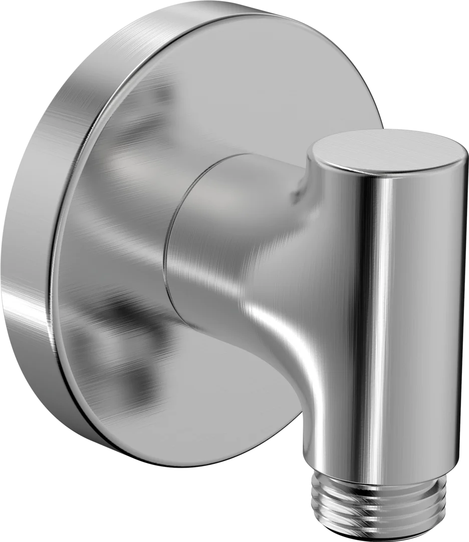 Wall coupling for shower hose | 290022-80 | Brushed steel
