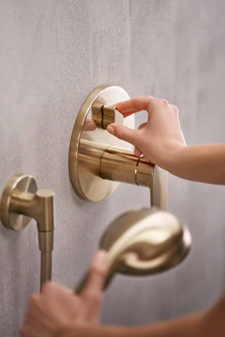 Wall coupling for shower hose | 290022-81 | Brushed bronze