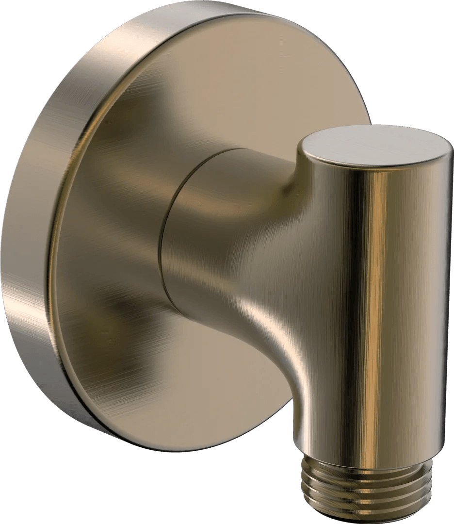 Wall coupling for shower hose | 290022-81 | Brushed bronze