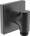 Wall coupling for shower hose | 290023-33 | Matt black