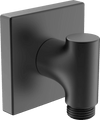Wall coupling for shower hose | 290023-33 | Matt black