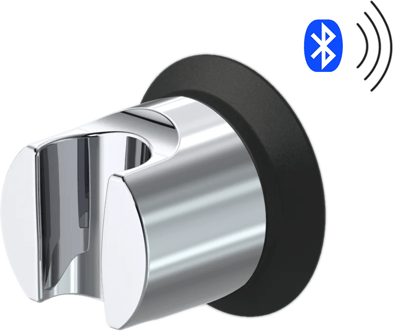 Smart hand shower holder, 3 V, Bluetooth | 290026 | Chrome