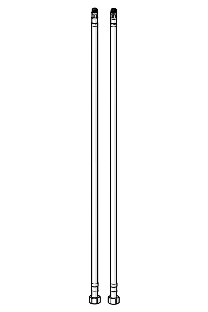 Fleksible slanger, L=600, G3/8-M10x1 | 290027