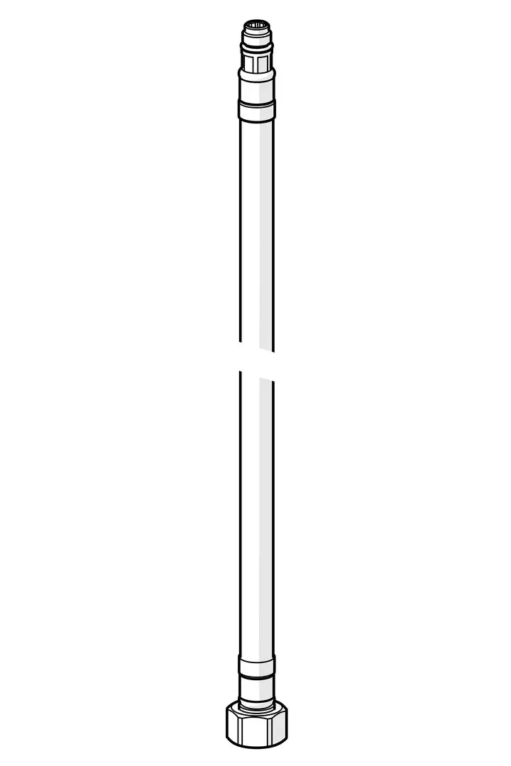 Flexible pipe, L=410, G3/8-M10x1 | 602205/2