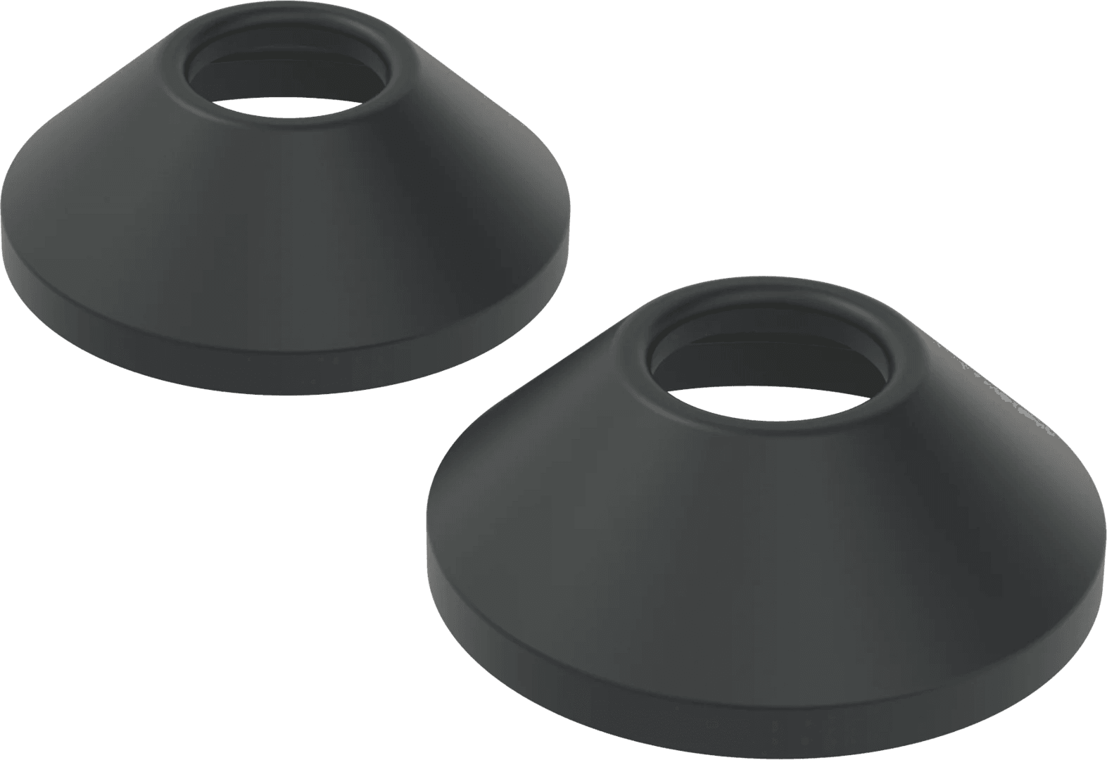 Cover flange pair, G3/4 / d70 | 203534-33/2 | Matt black
