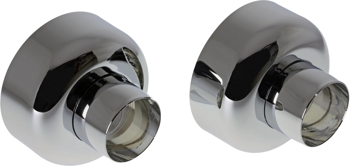 Cover flange pair | 178890/2 | Chrome