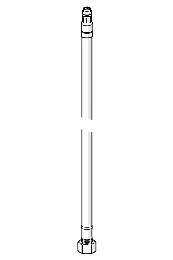 Flexible pipe, L=500, G3/8-M10x1 | 602328/2