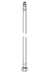 Fleksible slanger, L=500, G3/8-M10x1 | 602328/2