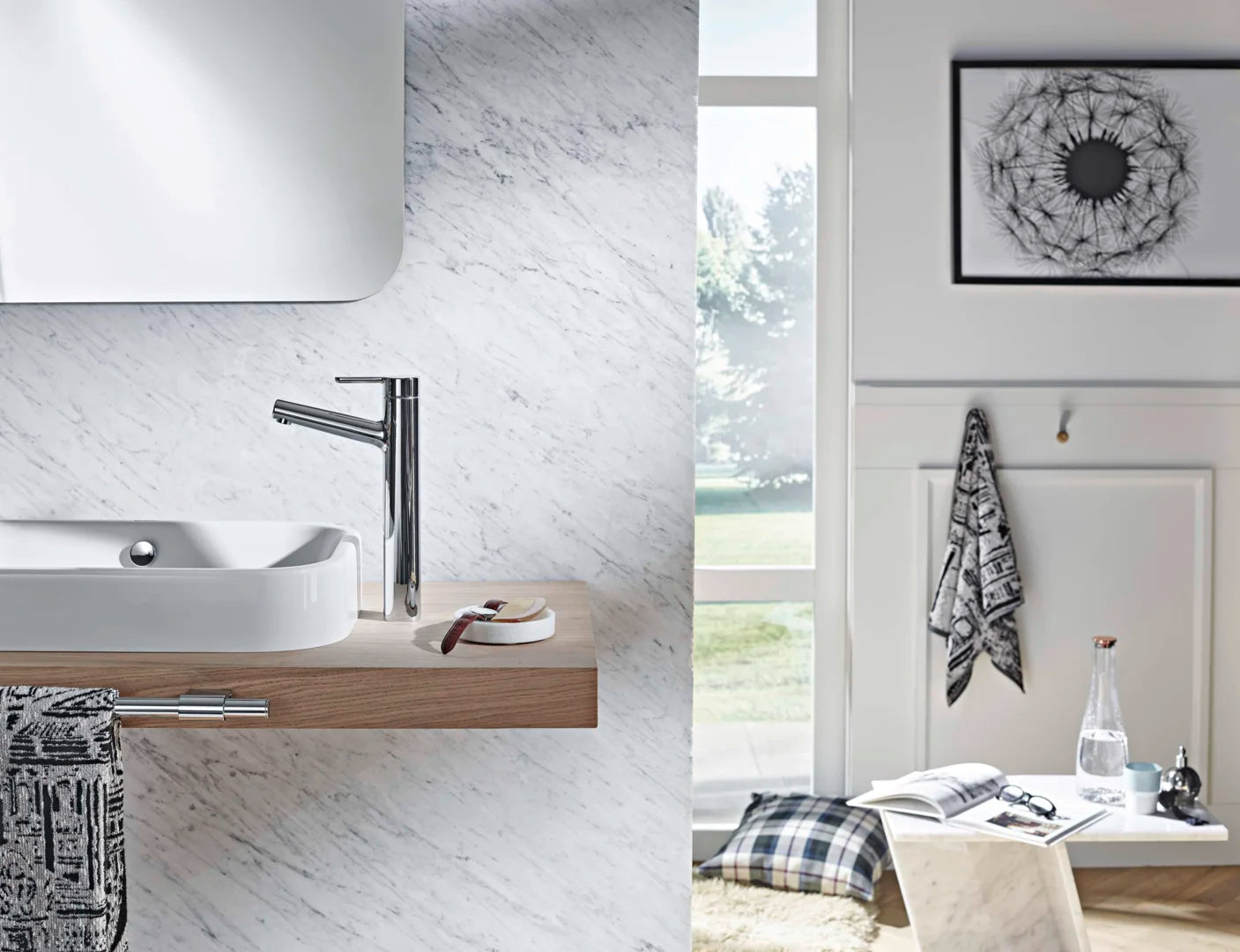 High washbasin faucet | 3001F | Chrome