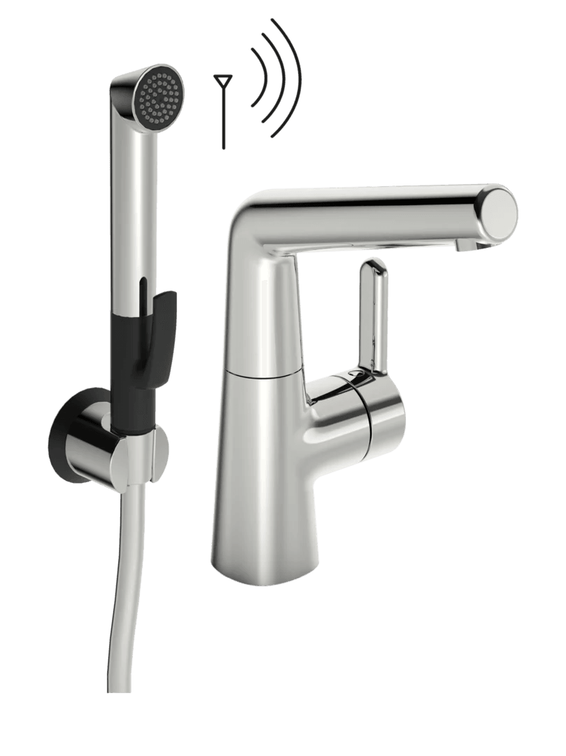 Washbasin faucet, 3 V | 3005F | Chrome