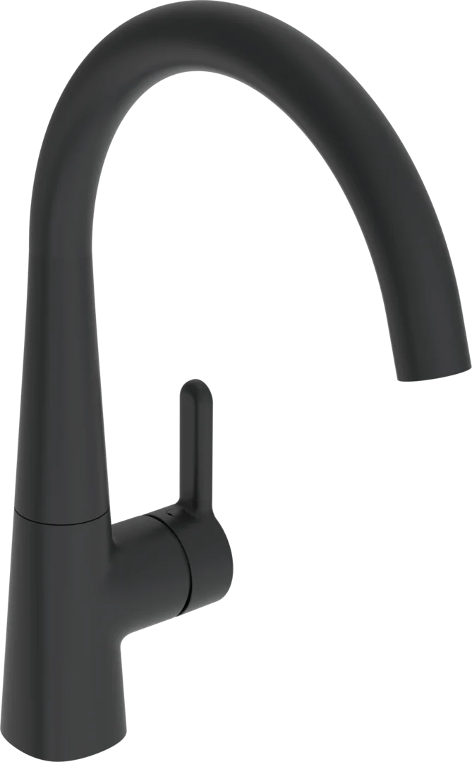 Kitchen faucet with dishwasher valve, 3 V | 3035F-33 | Matt black