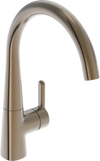 Kitchen faucet with dishwasher valve, 3 V | 3035F-81 | Brushed bronze