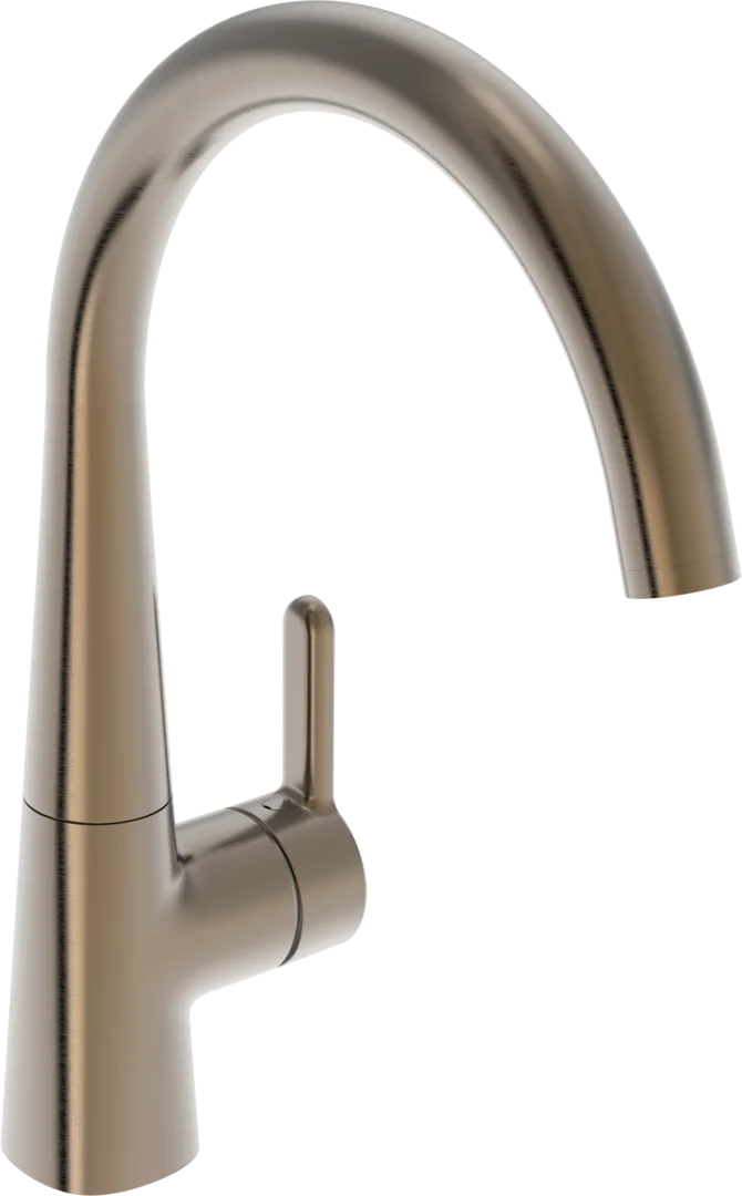 Kitchen faucet with dishwasher valve, 3 V | 3035F-81 | Brushed bronze
