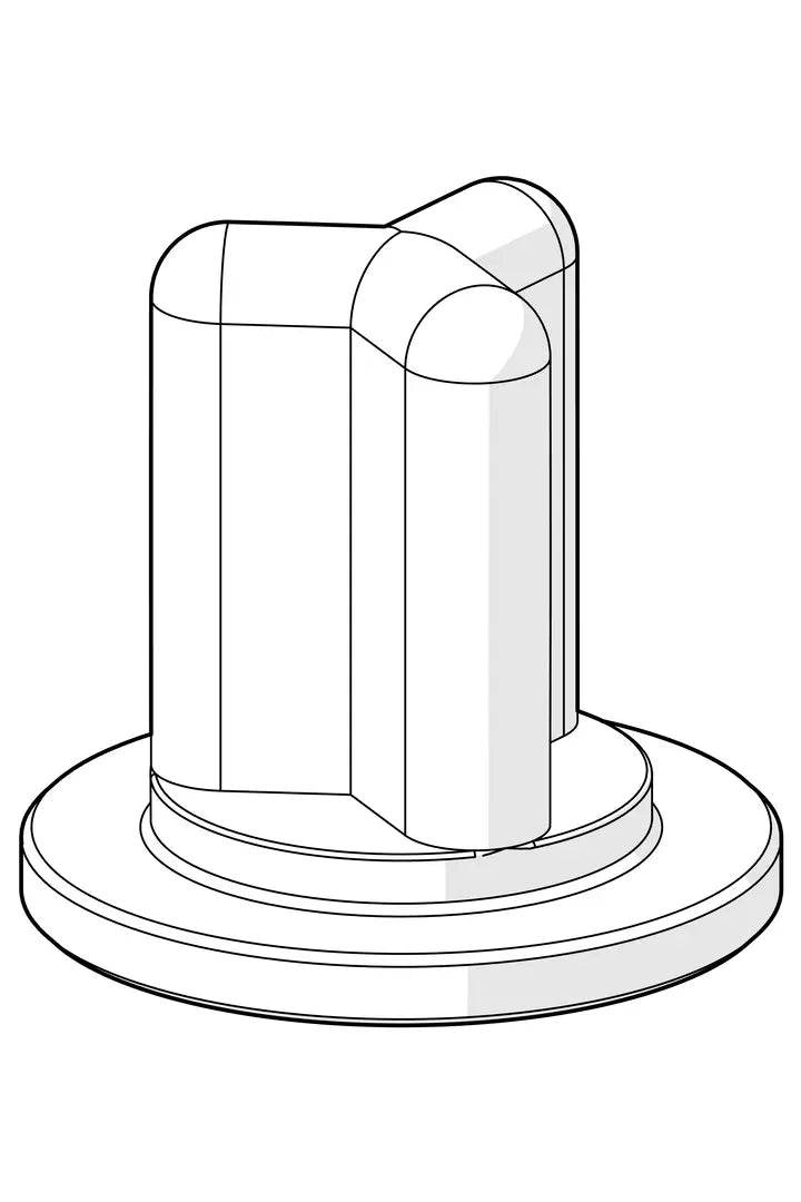 Vacuum valve head | 438124