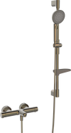 Bath and shower faucet with shower set | 4749-81 | Brushed bronze