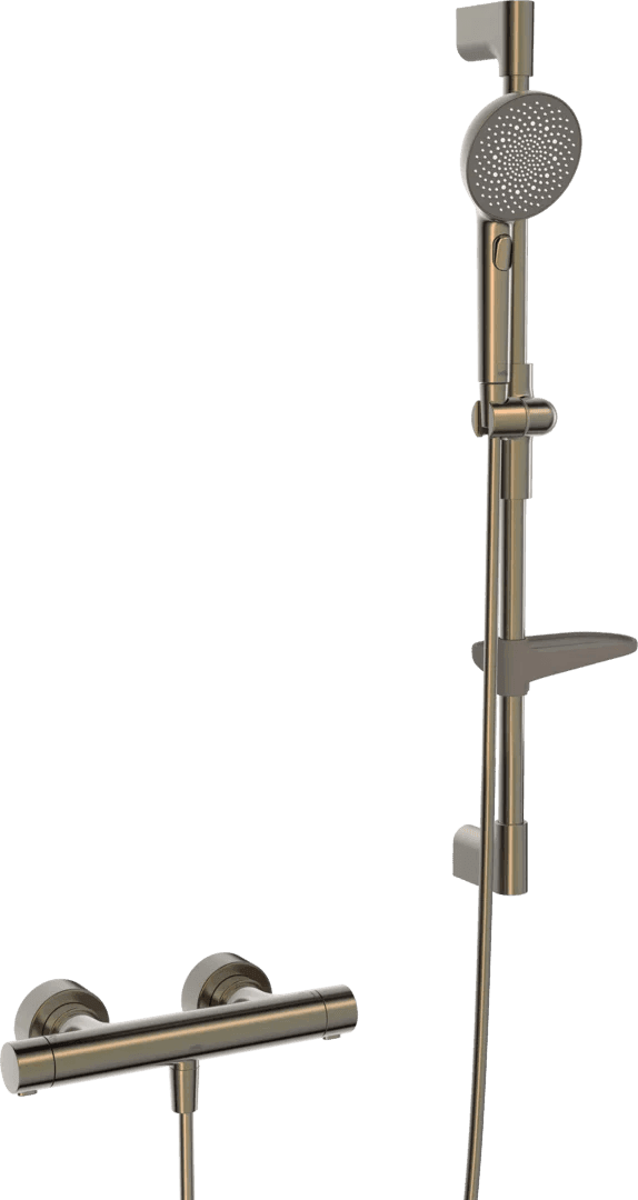 Shower faucet with shower set | 4769-81 | Brushed bronze