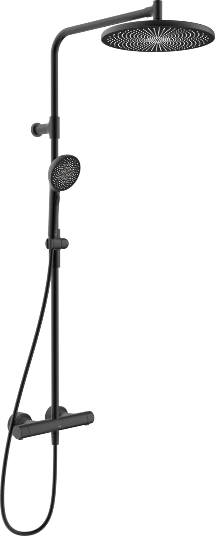 Dusjkran med rain shower | 4792-33 | Svart matt