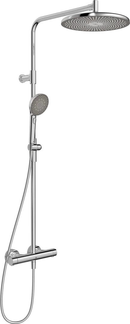 Dusjkran med rain shower | 4792 | Krom