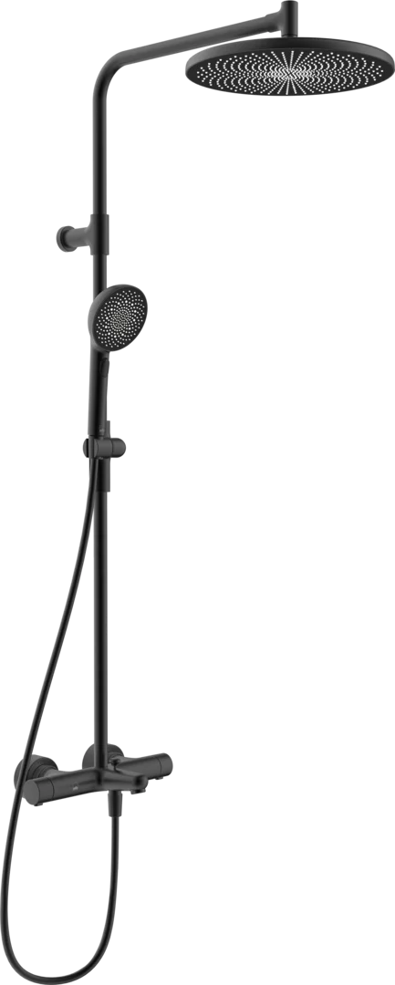 Dusjkran med rain shower | 4793-33 | Svart matt