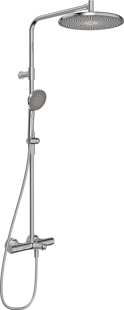 Dusjkran med rain shower | 4793 | Krom