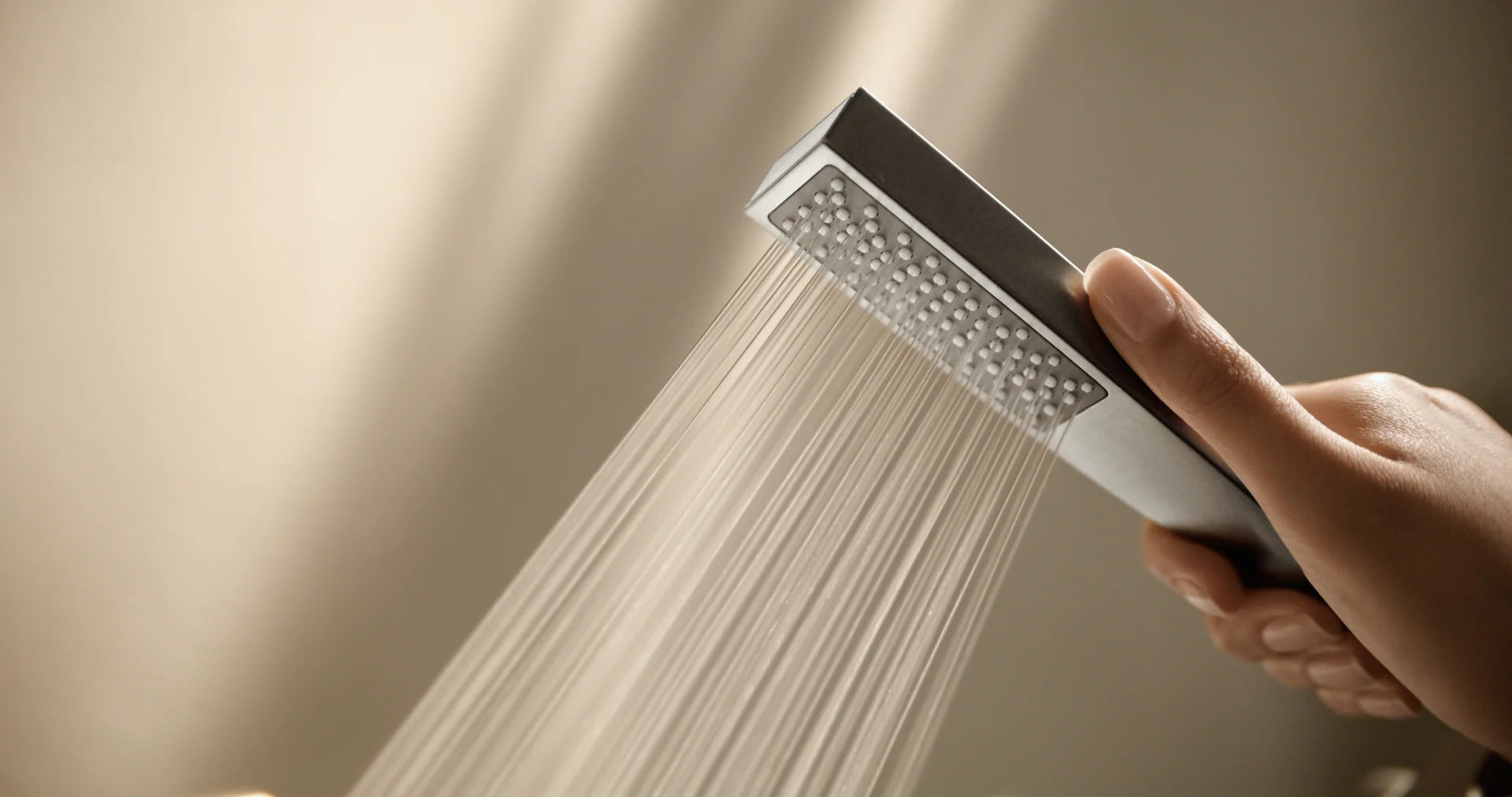 Dusjkran med rain shower | 4796-80 | Børstet stål
