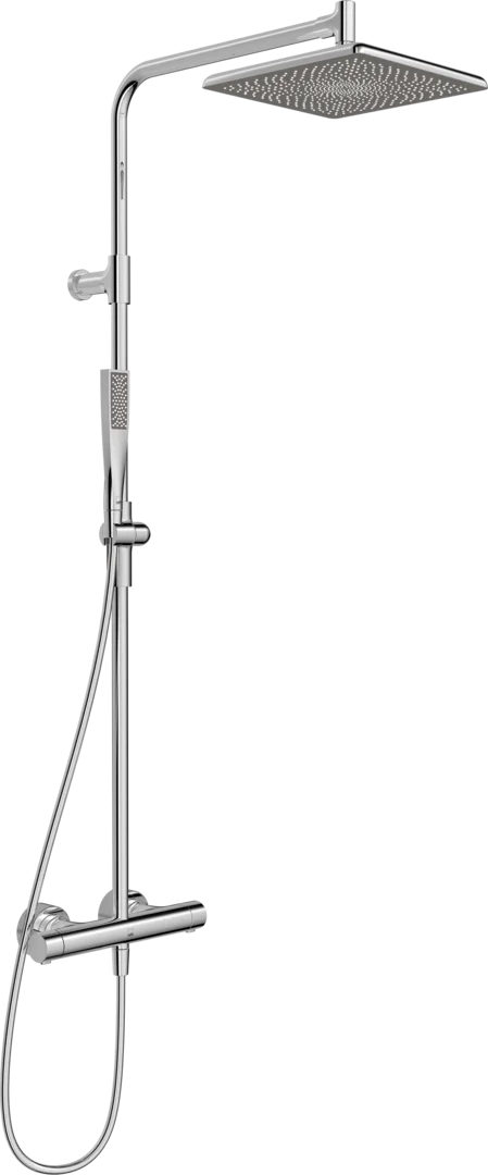 Dusjkran med rain shower | 4796 | Krom