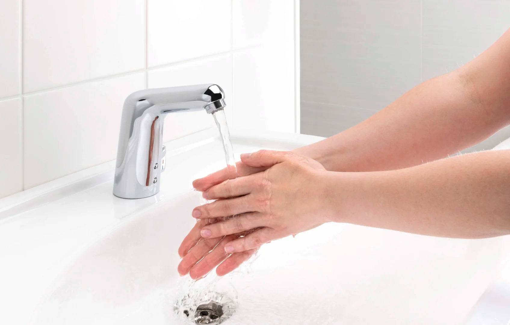 Washbasin faucet, 9/12 V, Bluetooth | 5521F | Chrome