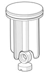 Plug for pop-up waste | 559506-20 | Gold