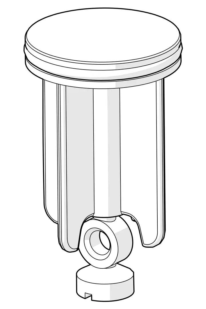 Plug for pop-up waste | 559506 | Chrome