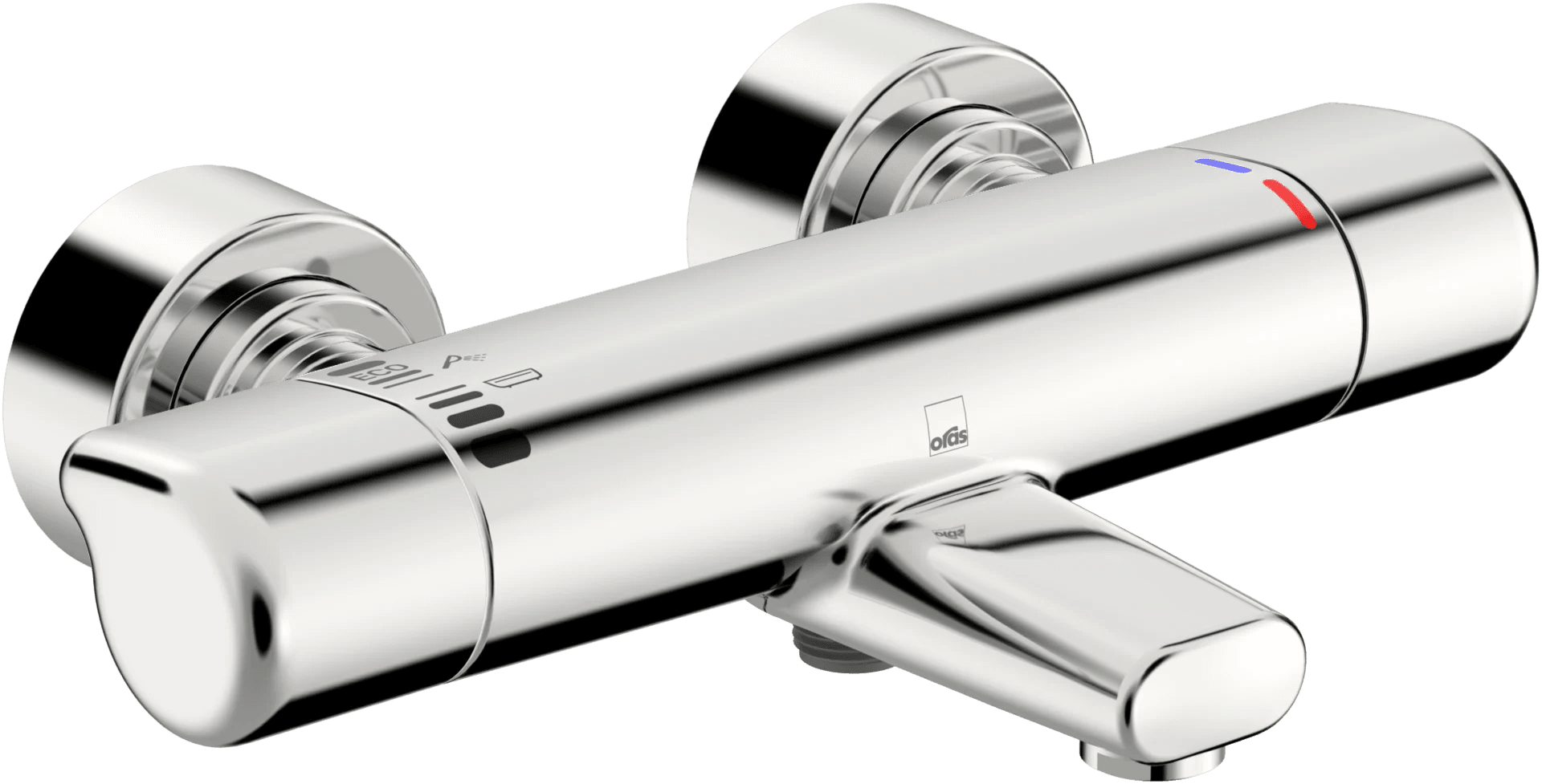 Shower faucet with spout | 5762G | Chrome