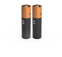 Batterier, (2x) 1,5 V AA litium